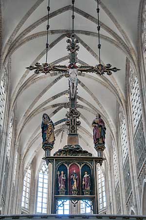 ルーヴェンの聖ペテロ教会のキリストの磔刑像　Collegiale Sint-Pieterskerk