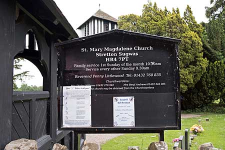 ストレットンサガスの聖マグダラのマリア教会（セントメアリー・マグダレン聖堂　St Mary Magdalene, Stretton Sugwas）