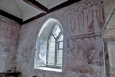 ハーダムの聖ボトルフ教会の壁画,St Botolph's Church, Hardham