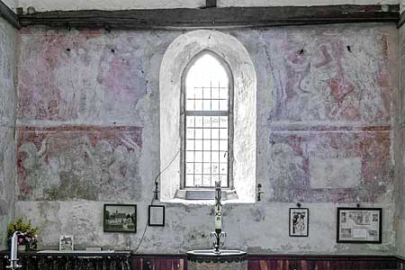 ハーダムの聖ボトルフ教会の壁画,St Botolph's Church, Hardham