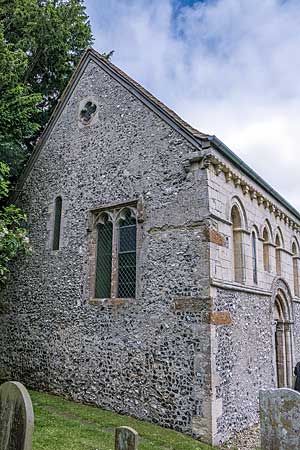 イギリス・バーフレストンのセント・ニコラス教会　St Nicholas' Church, Barfrestone　England