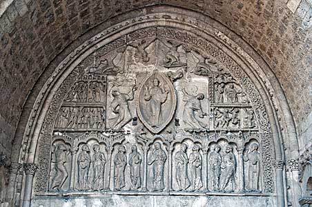 サン・テティエンヌ大聖堂北扉口タンパン（カオール　フランス） Cathédrale Saint-Étienne de Cahors (France)