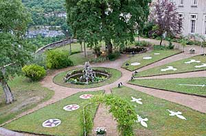 ロカマドゥール城の庭