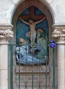 ロカマドゥールのノートルダム聖堂 Sanctuaire Notre Dame de Rocamadour 十字架の道　Chemin de Croix 第１２留　イエスが十字架上で息を引き取る