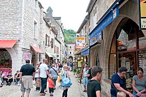 ロカマドゥールの旧市街　la cité médiévale de Rocamadour  