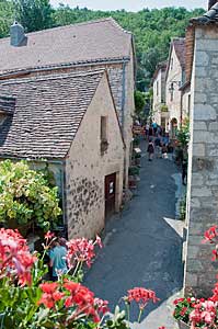 14世紀の家並み,　maisons du XIVe siècle, サン・シル・ラポピー