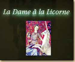 Mwlƈpb̃^yXg[@La Dame à la licorne@Nj[pف@Musée national du Moyen Age