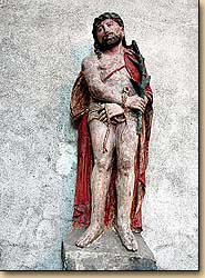キリスト像　サン・ジェルマン修道院　オーセール　Statue du Christ à l'abbatiale Saint Germain d'Auxerre