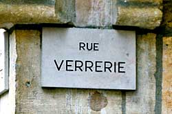 ヴェルリ通り　rue Verrerie 