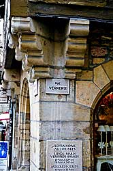 ヴェルリ通り　rue Verrerie 