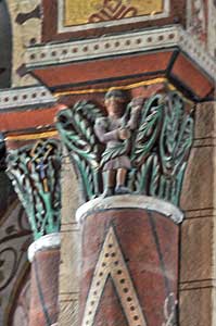 柱頭彫刻　イソワールのサン・オストルモワンヌ教会（サン・トストルモワンヌ教会）　Église Saint-Austremoine d'Issoire 