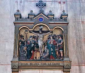 十字架の道行き　イソワールのサン・オストルモワンヌ教会（サン・トストルモワンヌ教会）　Église Saint-Austremoine d'Issoire 