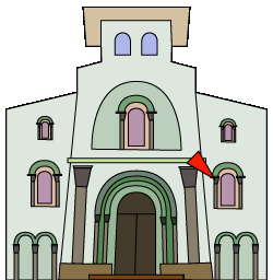 モワラックスの修道院聖堂（ノートル・ダム教会）　Le prieuré de Moirax (Prieuré Sainte Marie de Moirax) Notre-Dame de Moirax