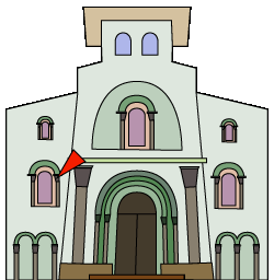 モワラックスの修道院聖堂（ノートル・ダム教会）　Le prieuré de Moirax (Prieuré Sainte Marie de Moirax) Notre-Dame de Moirax