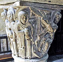 キリストの復活の柱頭彫刻　Le chapiteau de la Résurrection