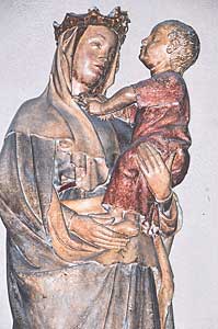 小鳥の聖母像　リオンのノートルダム・デュ・マルチュレ教会