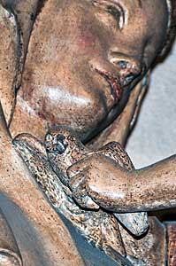 小鳥の聖母像　リオンのノートルダム・デュ・マルチュレ教会