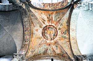 キリストの復活のフレスコ画　サン・セルナンバジリカ聖堂　トゥールーズ　フランス