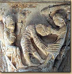サウル王を殺したアマレクびとを処刑させるダヴィデ　L'exécution du meurtrier de Saül