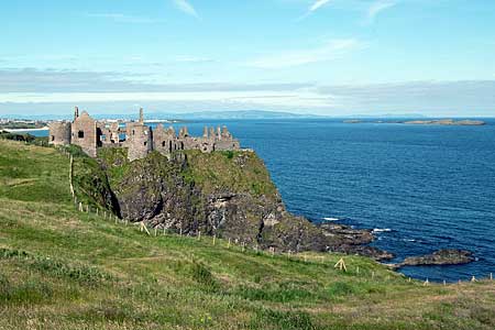 ダンルース城 アイルランドの旅 欧羅巴の旅 Danluce Castle