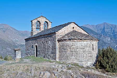 サン・キルク教会　ボイ渓谷　Sant Quirc de Durro　Vall de Boí