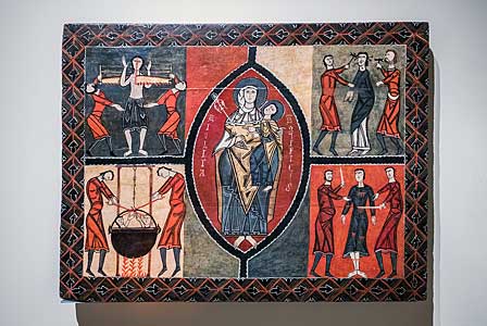 聖キルクの殉教の板絵（カタルーニャ美術館）
