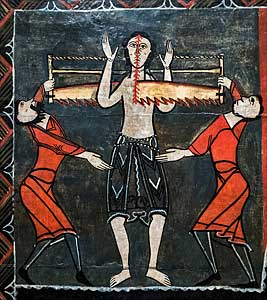 聖キルクの殉教の板絵（カタルーニャ美術館）