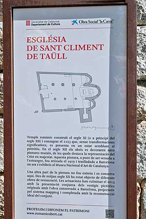 サン・クリメント・デ・タウイ教会　Sant Climent de Taüll