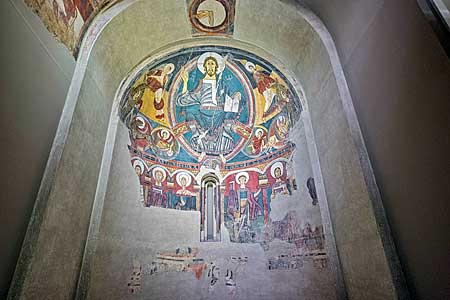 サン・クリメント・デ・タウイ教会の壁画（カタルーニャ美術館）　Sant Climent de Taüll