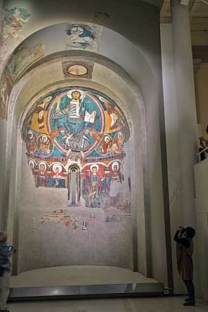 サン・クリメント・デ・タウイ教会の壁画（カタルーニャ美術館）　Sant Climent de Taüll