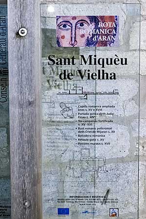 サン・ミケウ教会（ヴィエラ）、サン・ミゲル教会（ビエラ）、Sant Miquèu de Vielha - San Miguel de Viella