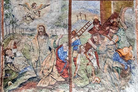 壁画　サン・ミケウ教会（ヴィエラ）、サン・ミゲル教会（ビエラ）、Sant Miquèu de Vielha - San Miguel de Viella