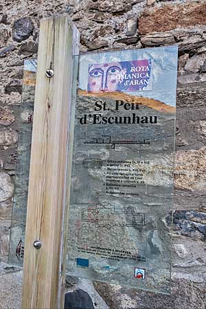 サン・ペレ・デスクニャウ教会　Sant Pere d'Escunhau