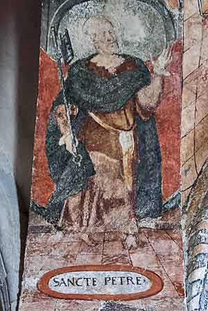 サラルドゥーのサン・アンドレウ教会の壁画　Sant Andreu de Salardú