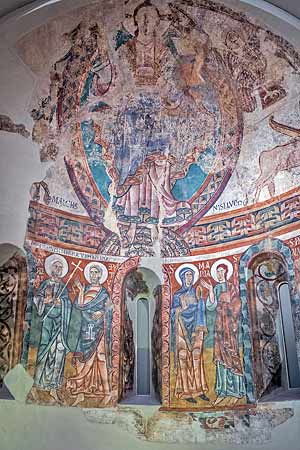 サン・ミケル教会中央後陣の壁画（カタルーニャ美術館）