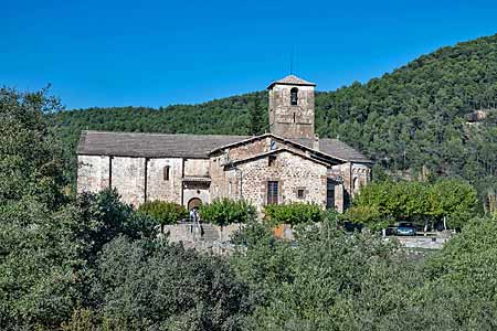 スペイン・カタルーニャ・オリウスのサン・エステベ教会