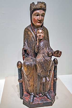 カタルーニャ美術館 ロマネスク美術展示室
