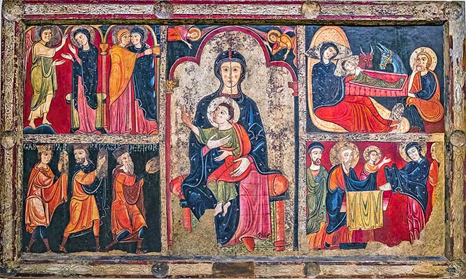 カタルーニャ美術館 ロマネスク美術展示室